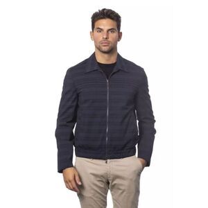 Verri Blue Wool Light Men's Jacket